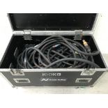 Euro Tour Grade 4ft Mobile Cable Trunk With Contents 10m Powerlock Cable