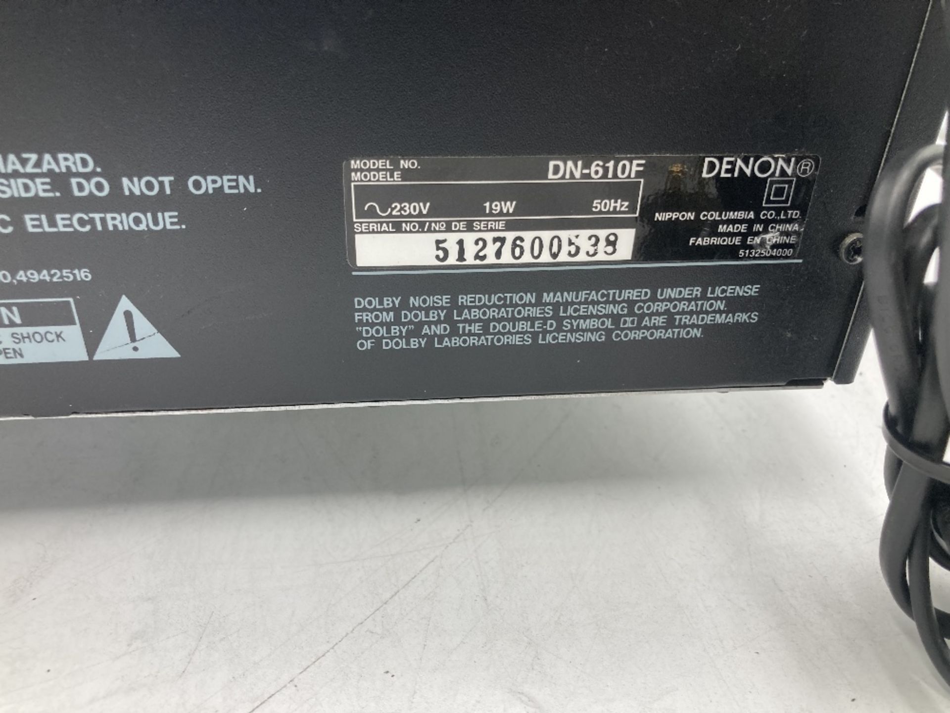 Denon Precision Audio Component CD Cassette Combi-deck Dn-610f - Bild 6 aus 7
