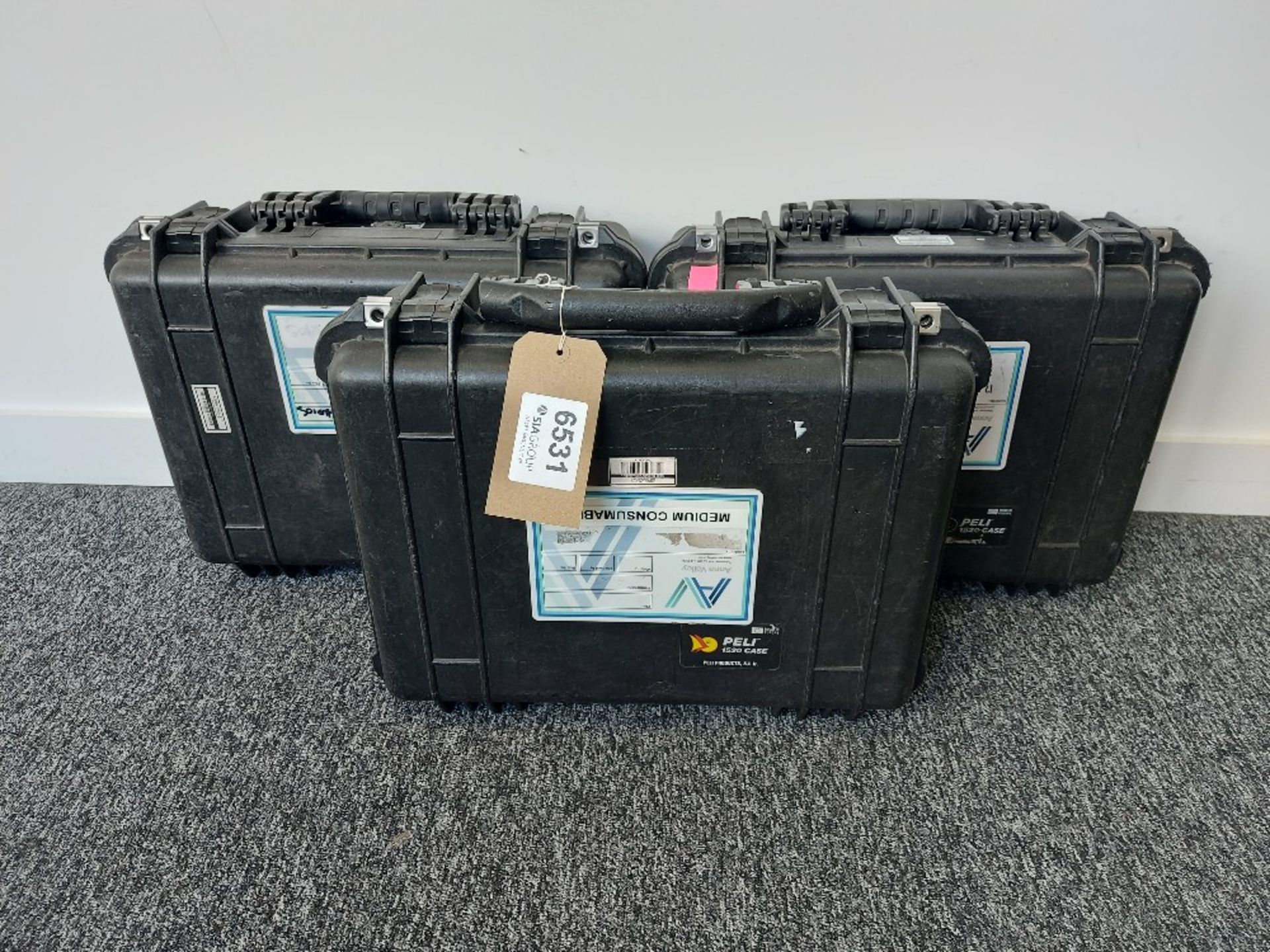 (3) Peli 1520 Flight Cases