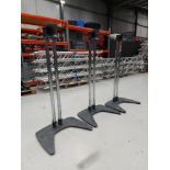 (3) Various Monitor Stands