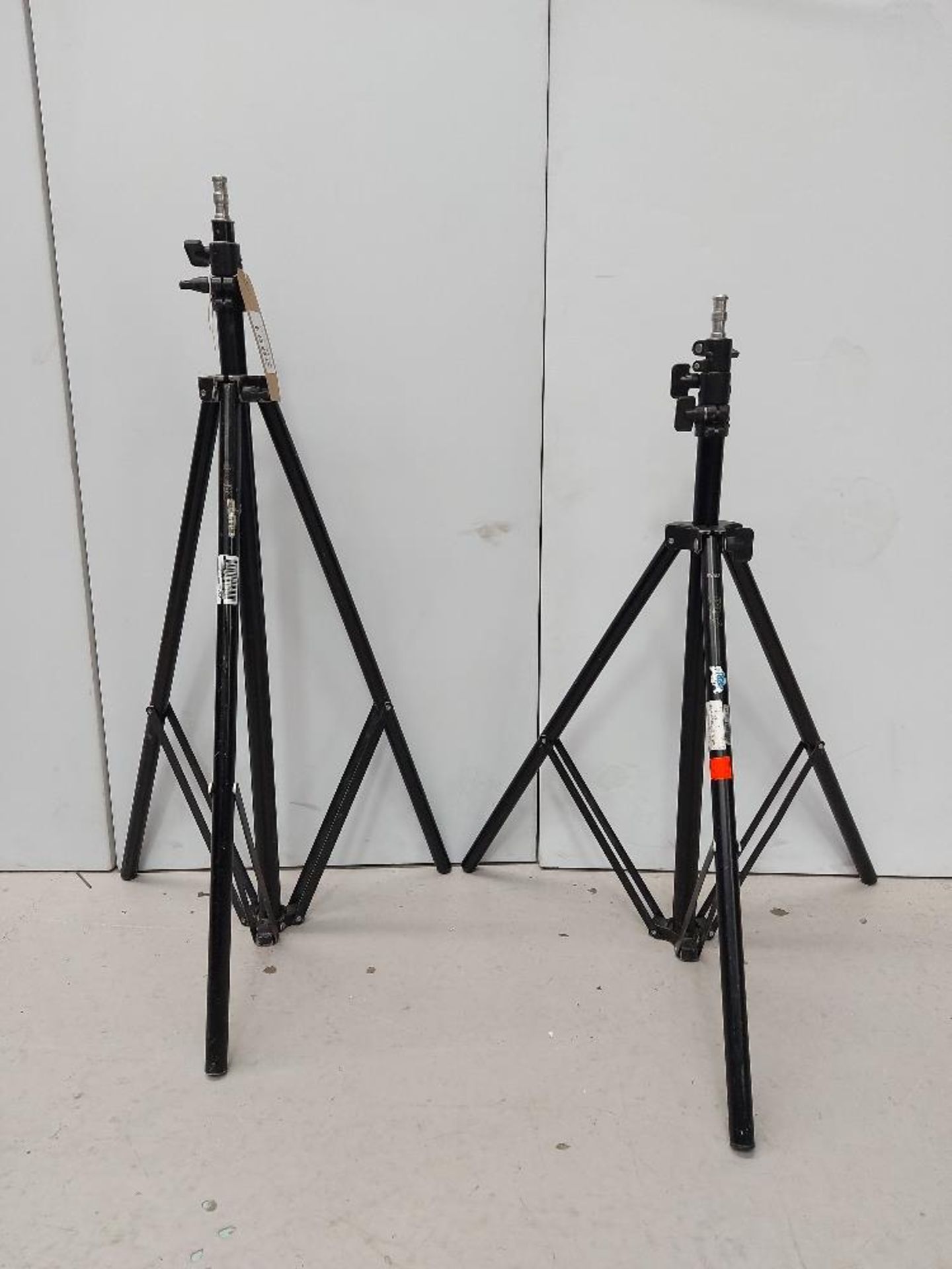 (2) Arri Triple Riser Light Stands