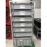 Steel Framed Mobile Cable Storage Drawers
