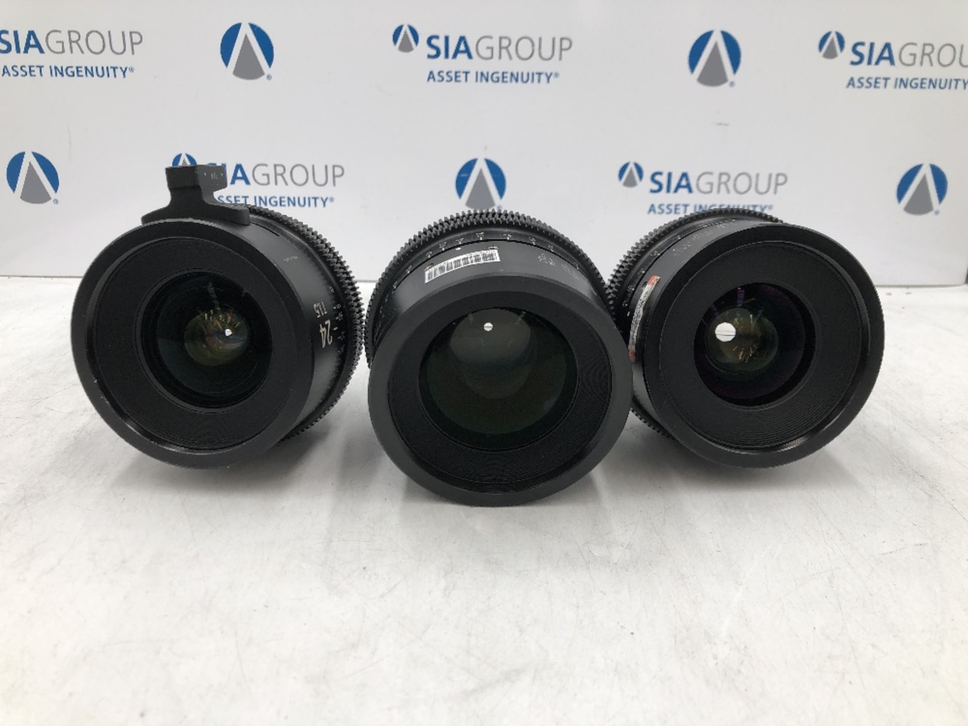 Sigma T1.5 PL Mount 50mm, 35mm, 24mm Camera Lenses With Protex Carry Case - Bild 5 aus 6