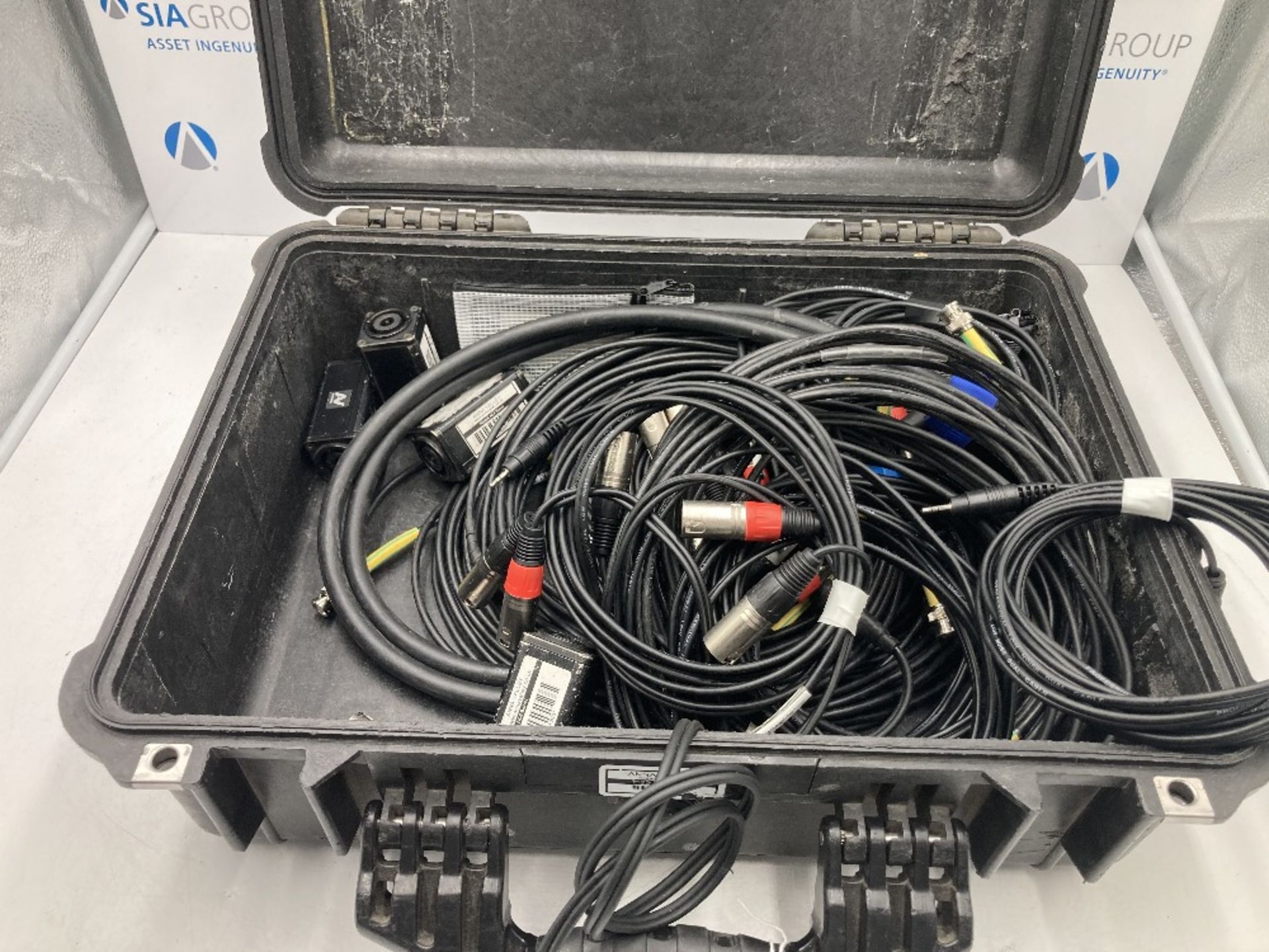 Various Audio Cables & Peli Case - Image 3 of 4