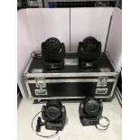 (4) Robe Robin 300+ LEDWash Moving Light with Heavy Duty Flight Case to Include