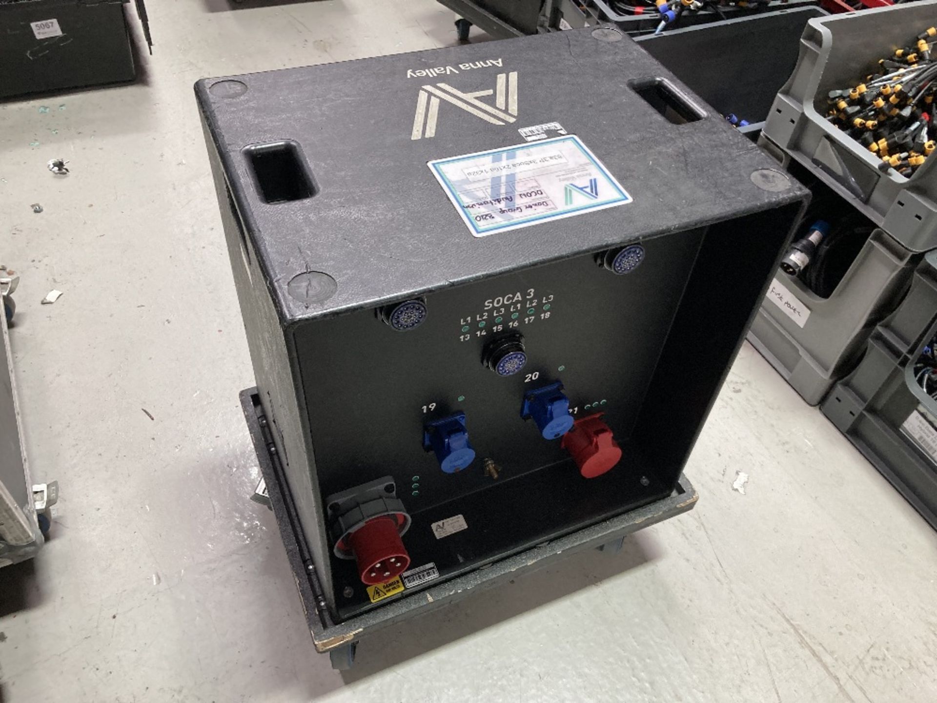 63amp Power Distribution Unit With (2) Mobile Mountable Trolley - Image 5 of 10