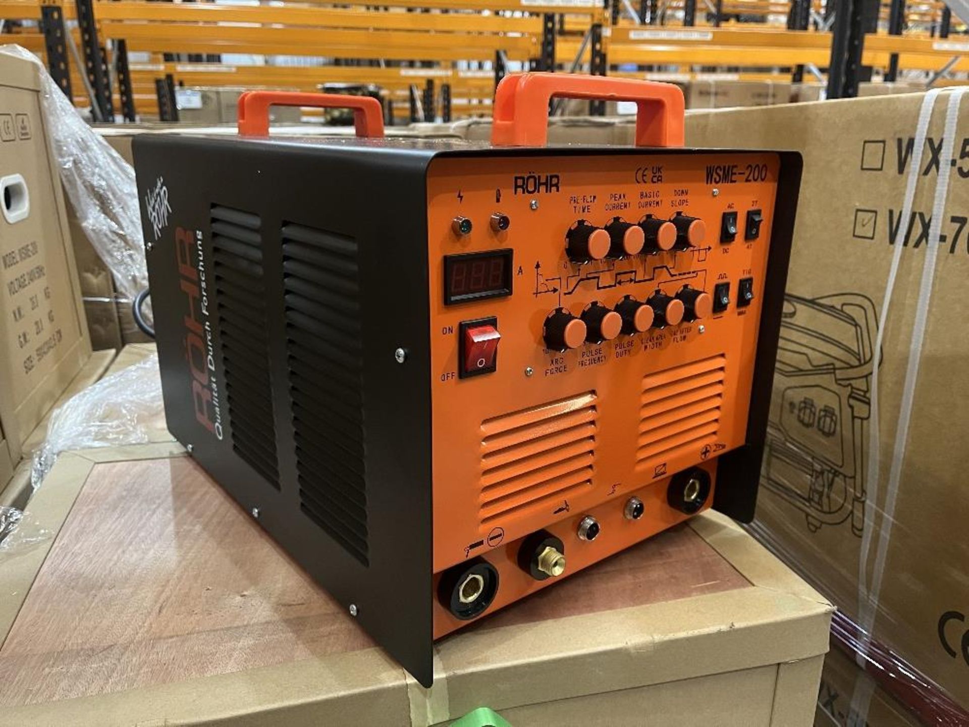 Rohr Models Contents of Pallet 65Containing (40) ROHR model WSME200 240v Welding ...