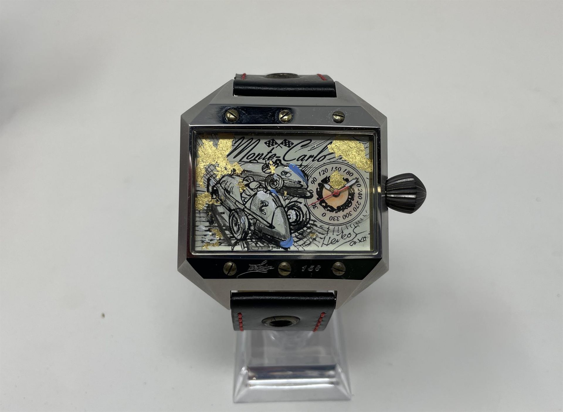 Heiko Saxo Monte Carlo Limited Edition Wristwatch with Unique Hand-Painted Face - Image 2 of 10