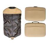 Schedoni Ferrari F430 Three Piece Tan Luggage Set Unused