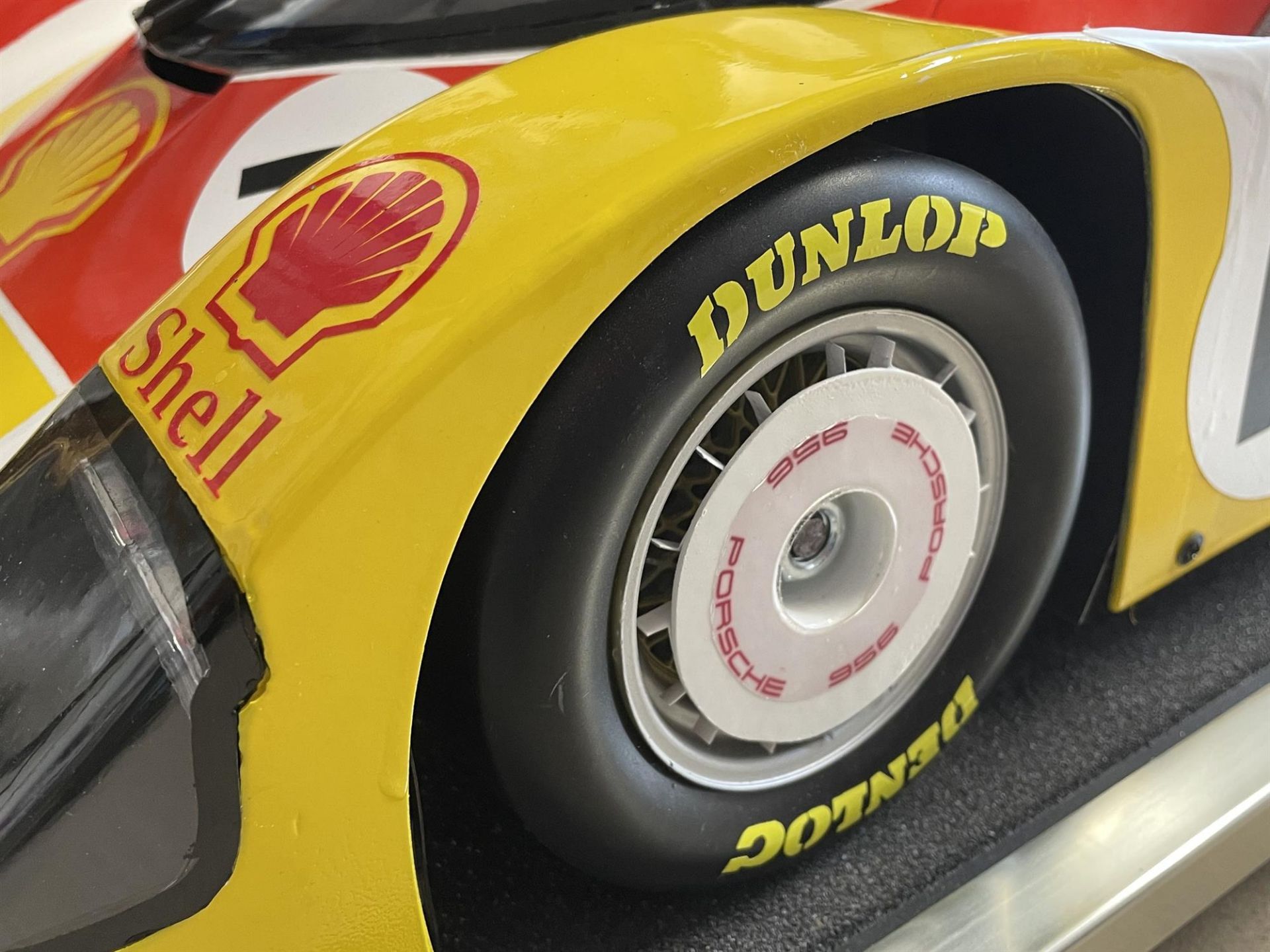 Stunning 1:5th Scale Dunlop-Shell Porsche 956 by Javan Smith - Image 6 of 10