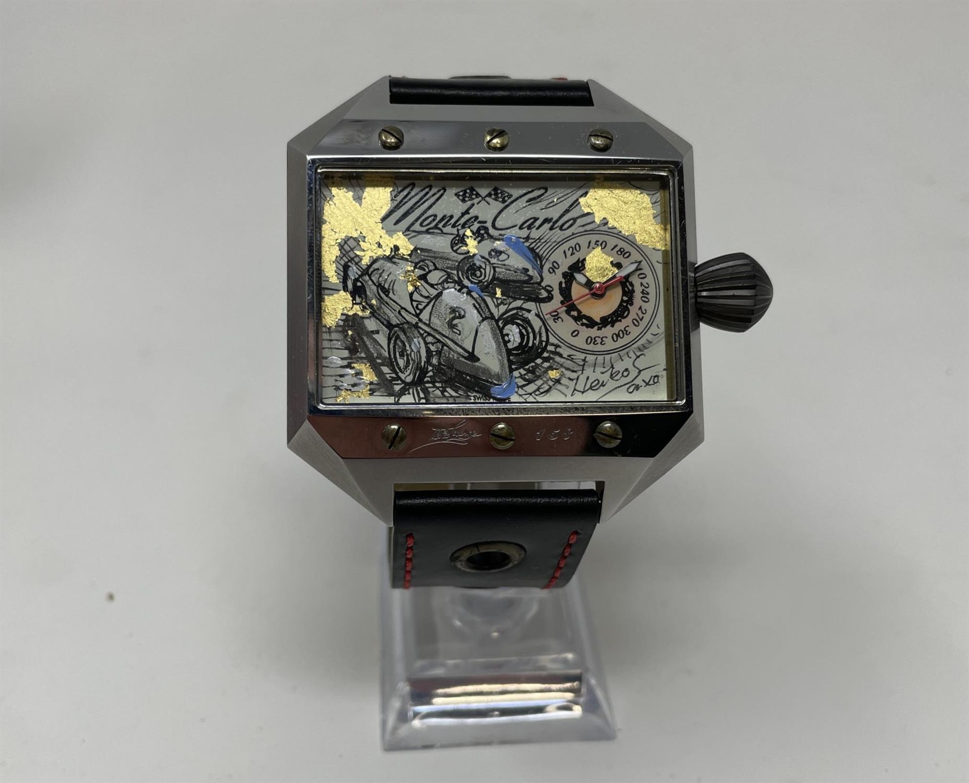 Heiko Saxo Monte Carlo Limited Edition Wristwatch with Unique Hand-Painted Face - Image 7 of 10