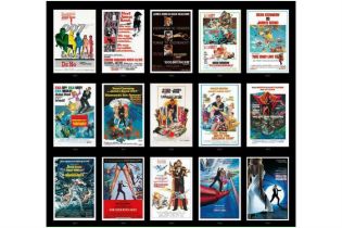 Every James Bond Poster from 1962 to 1987 as Issued by EON Productions*