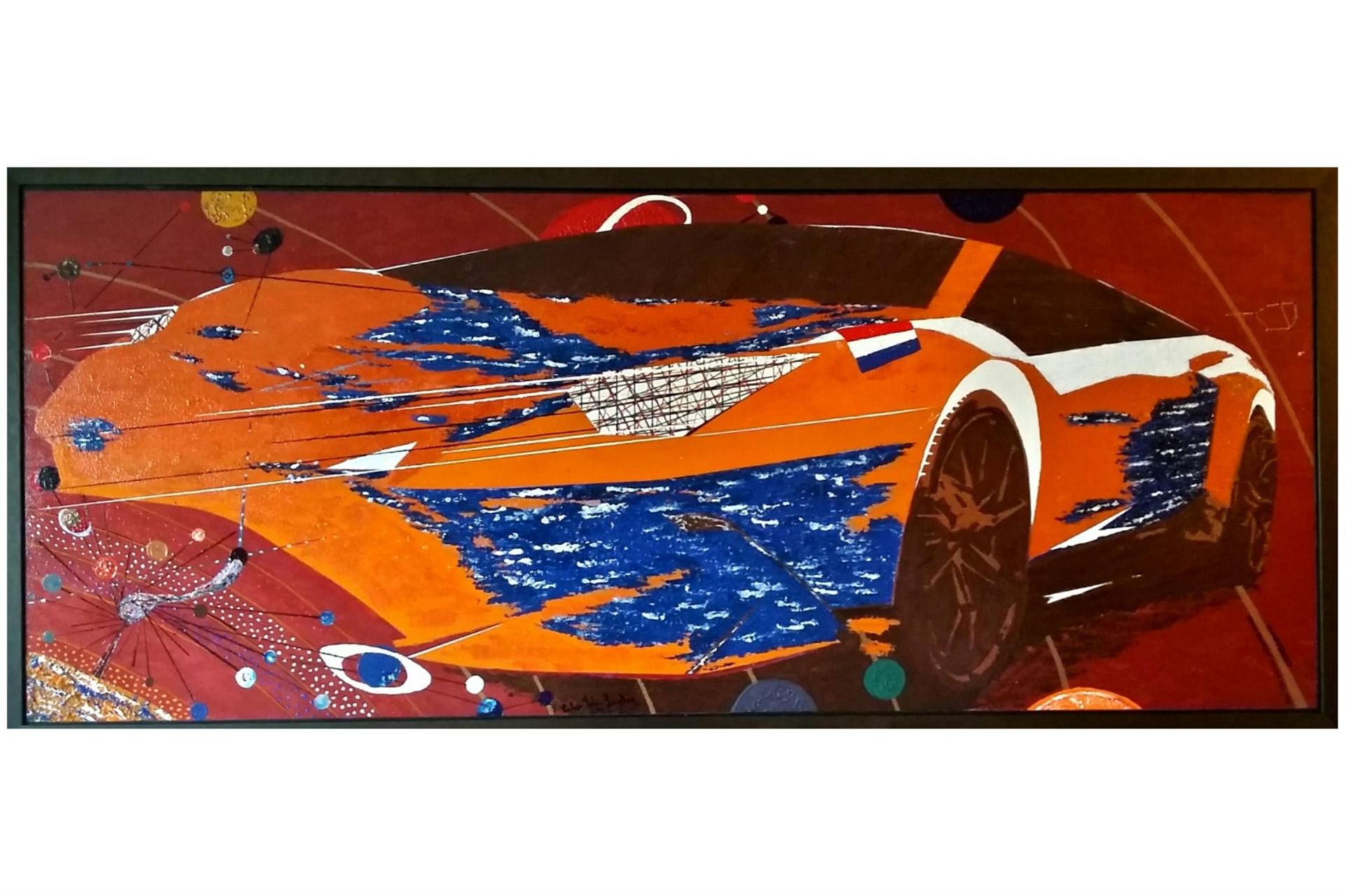 'Netherlands Celestial' Lamborghini Original Artwork