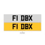 Registration Number F1 DBX