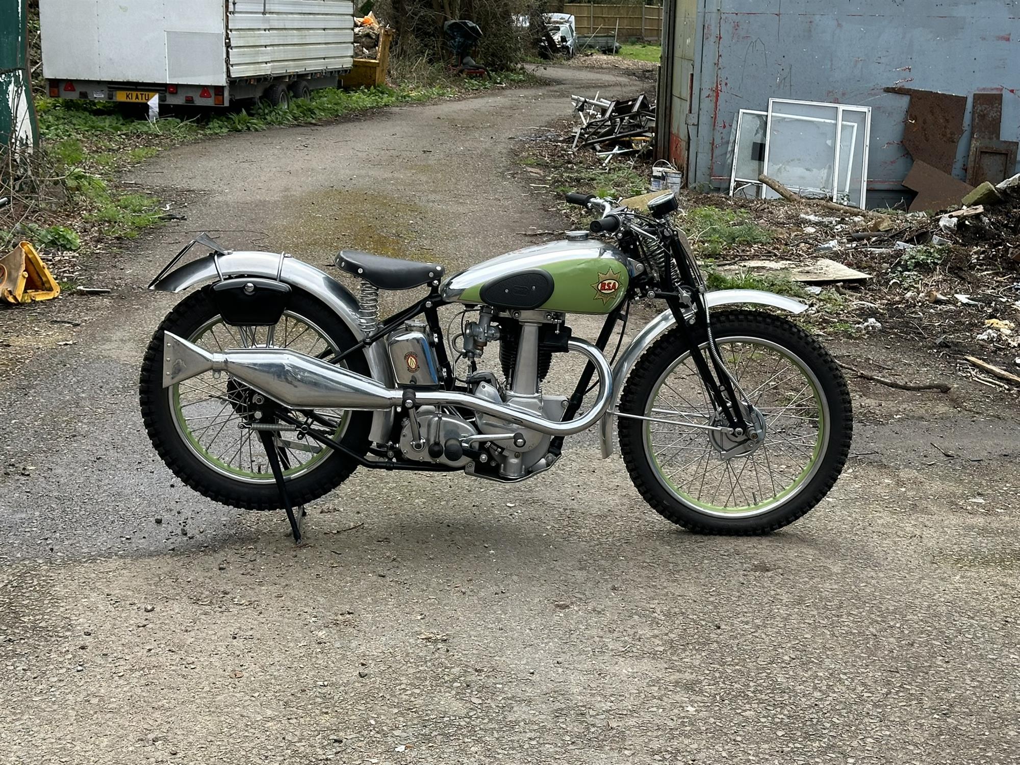 1937 BSA B24 OHV Empire 350cc - Image 9 of 9