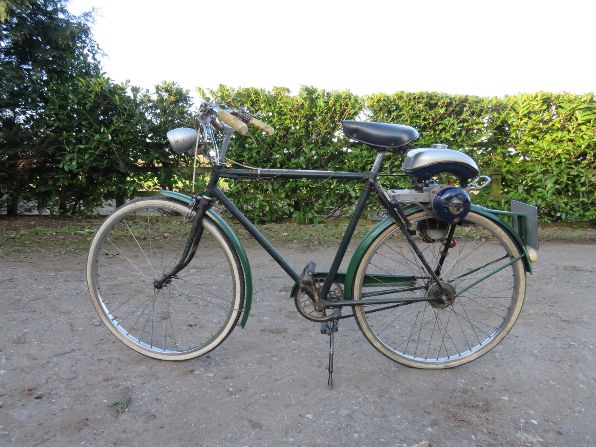 c.1952 Gent's Triumph Bicycle With Power Pak 49cc - Image 2 of 10