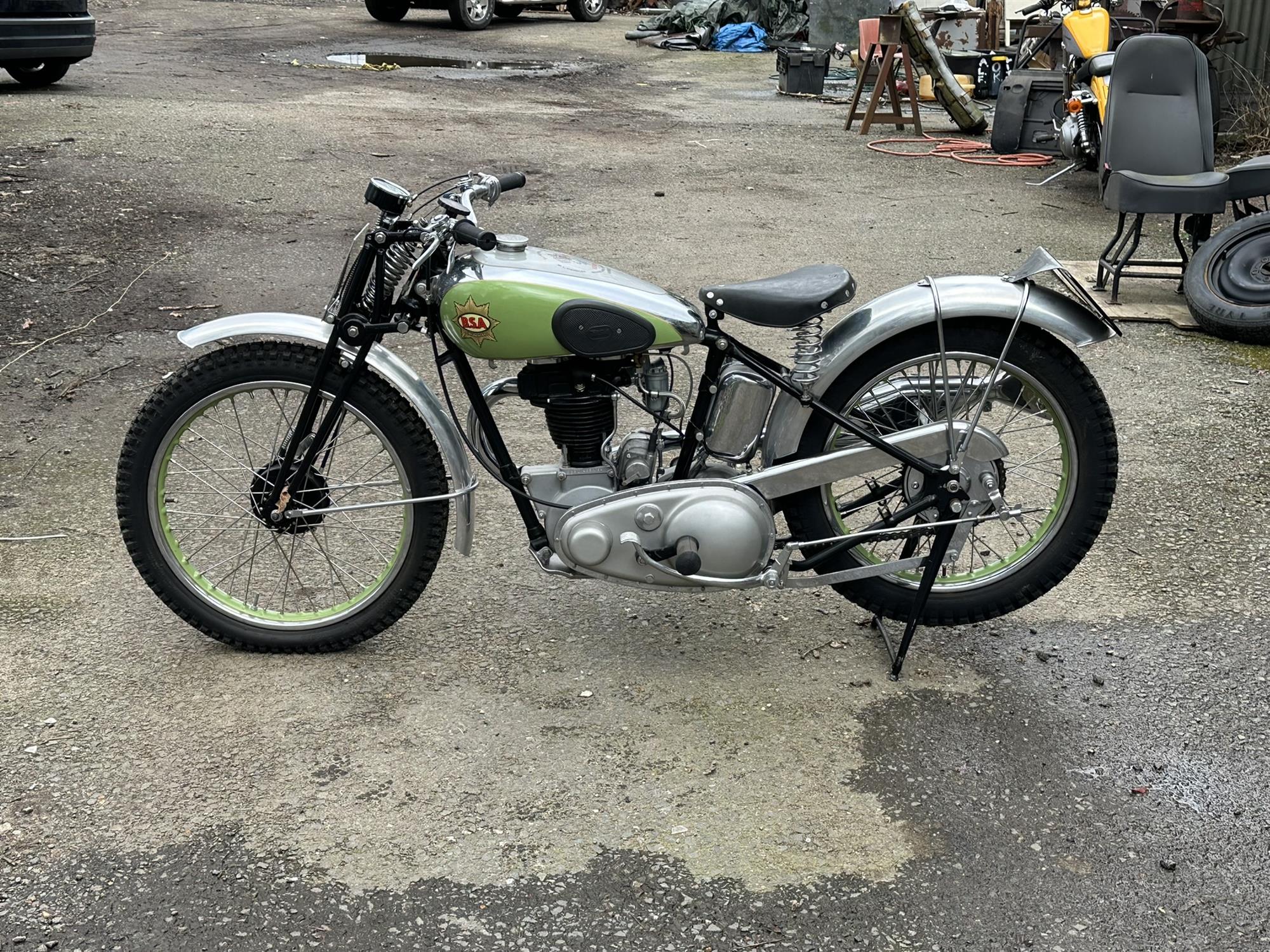 1937 BSA B24 OHV Empire 350cc - Image 4 of 9