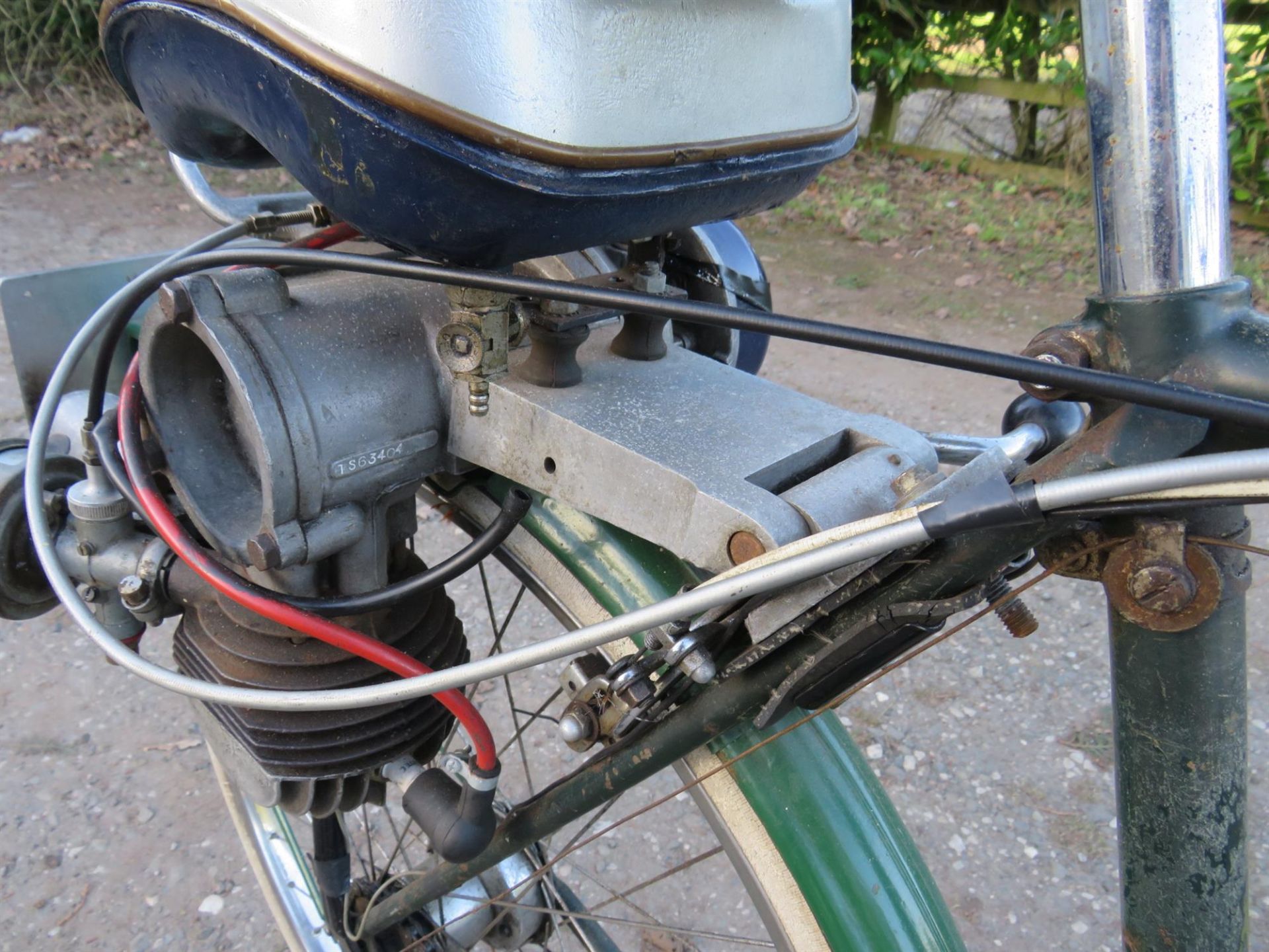 c.1952 Gent's Triumph Bicycle With Power Pak 49cc - Image 8 of 10