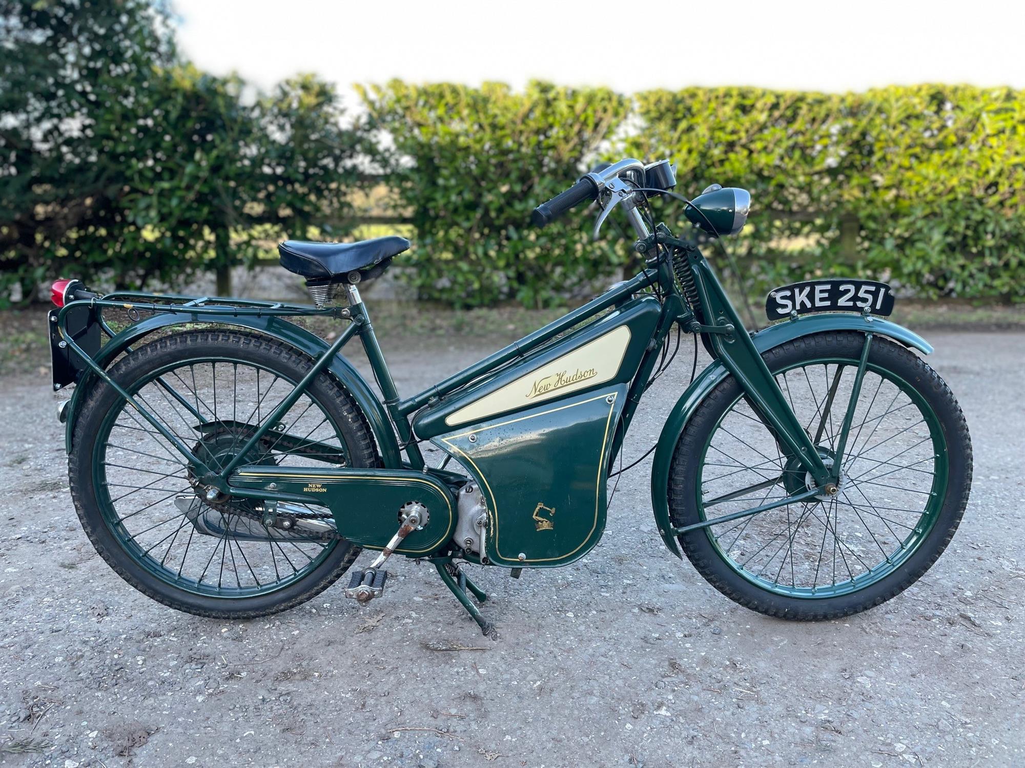 1953 New Hudson 2F Autocycle 98cc