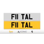 Registration Number F11 TAL
