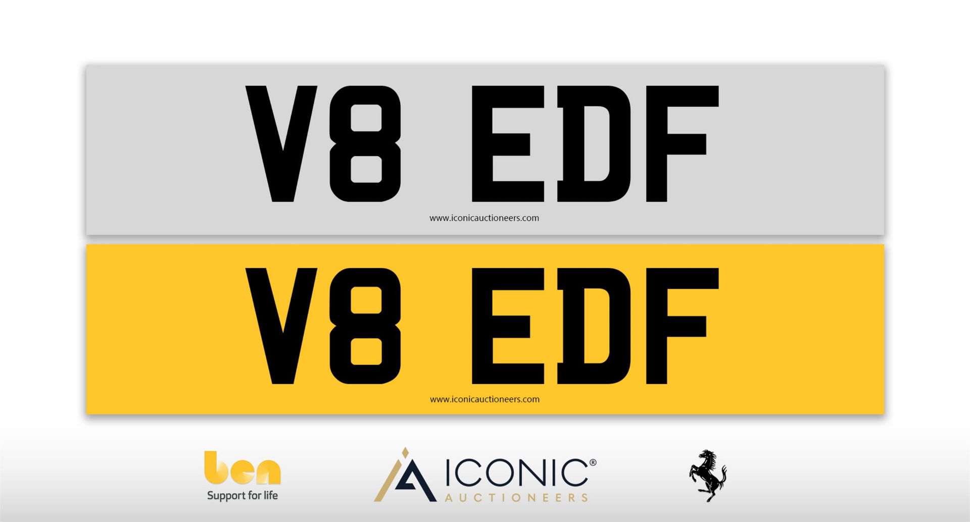 Registration Number V8 EDF