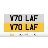Registration Number V70 LAF