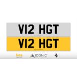 Registration Number V12 HGT