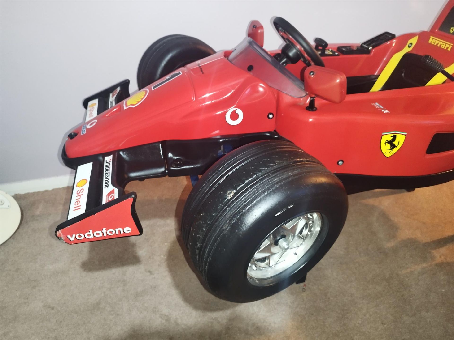 Formula 1-Style Ferrari Electric Children's Car - Image 6 of 10