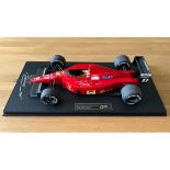 Stunning GP Replicas Nigel Mansell-signed Ferrari F189 1/12th Scale Model