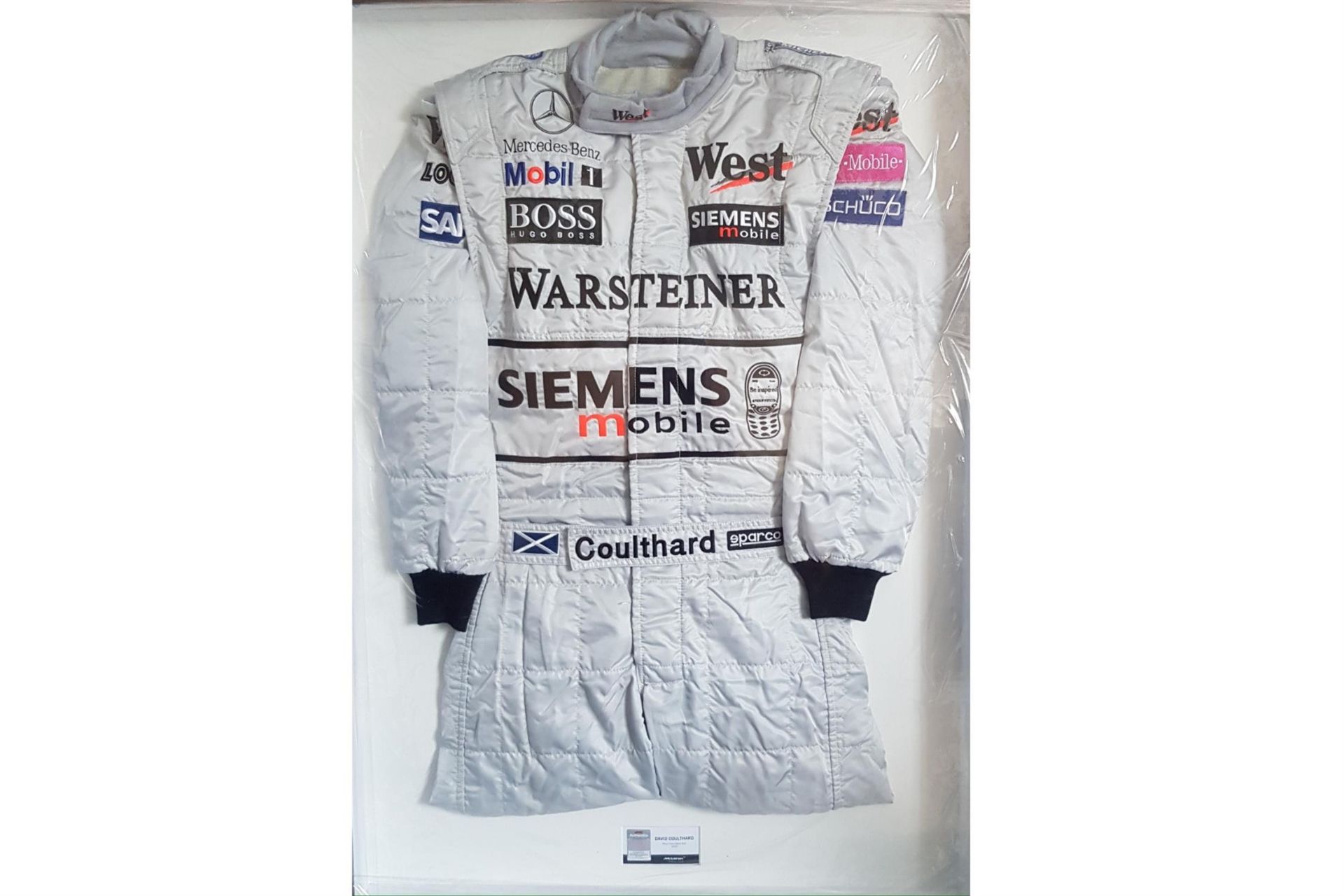 2003 David Coulthard Race Suit