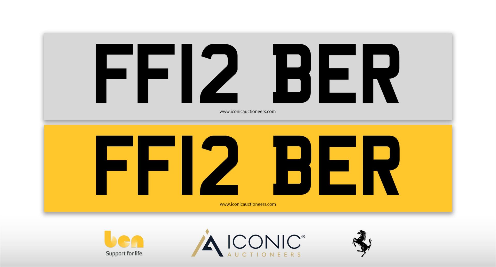 Registration Number FF12 BER