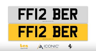 Registration Number FF12 BER