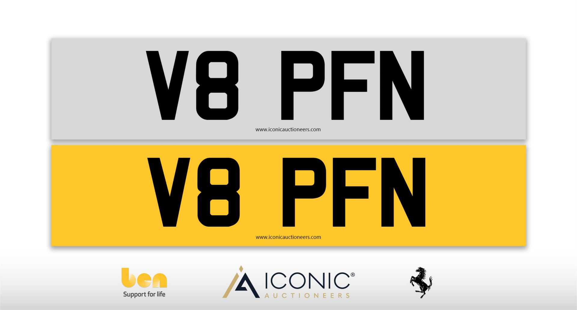 Registration Number V8 PFN