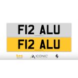 Registration Number F12 ALU