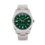 Rolex Oyster Perpetual Green 41mm - Full Set 2023