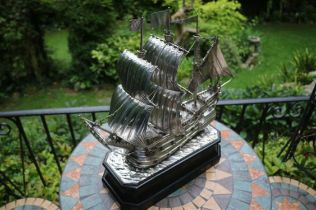 Antique Silver Galleon by William Comyns & Sons Ltd., London 1927