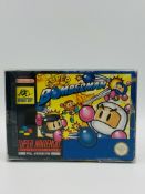 Super Nintendo Entertainment System, Super Bomberman, PALversion, boxed