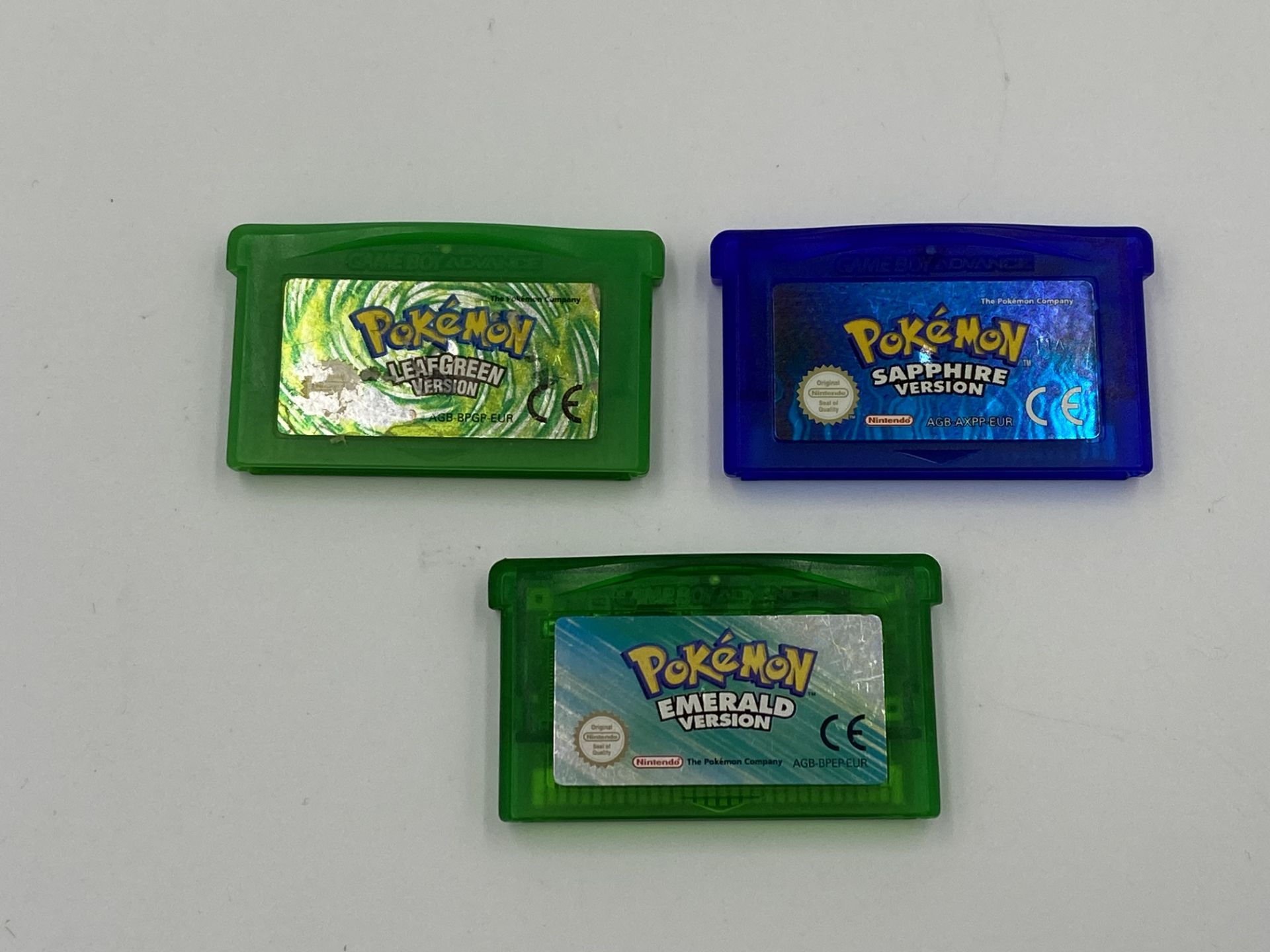 Three Game Boy Advance games, Pokemon Emerald; Pokemon Leafgreen and Pokemon Sapphire - Image 2 of 2