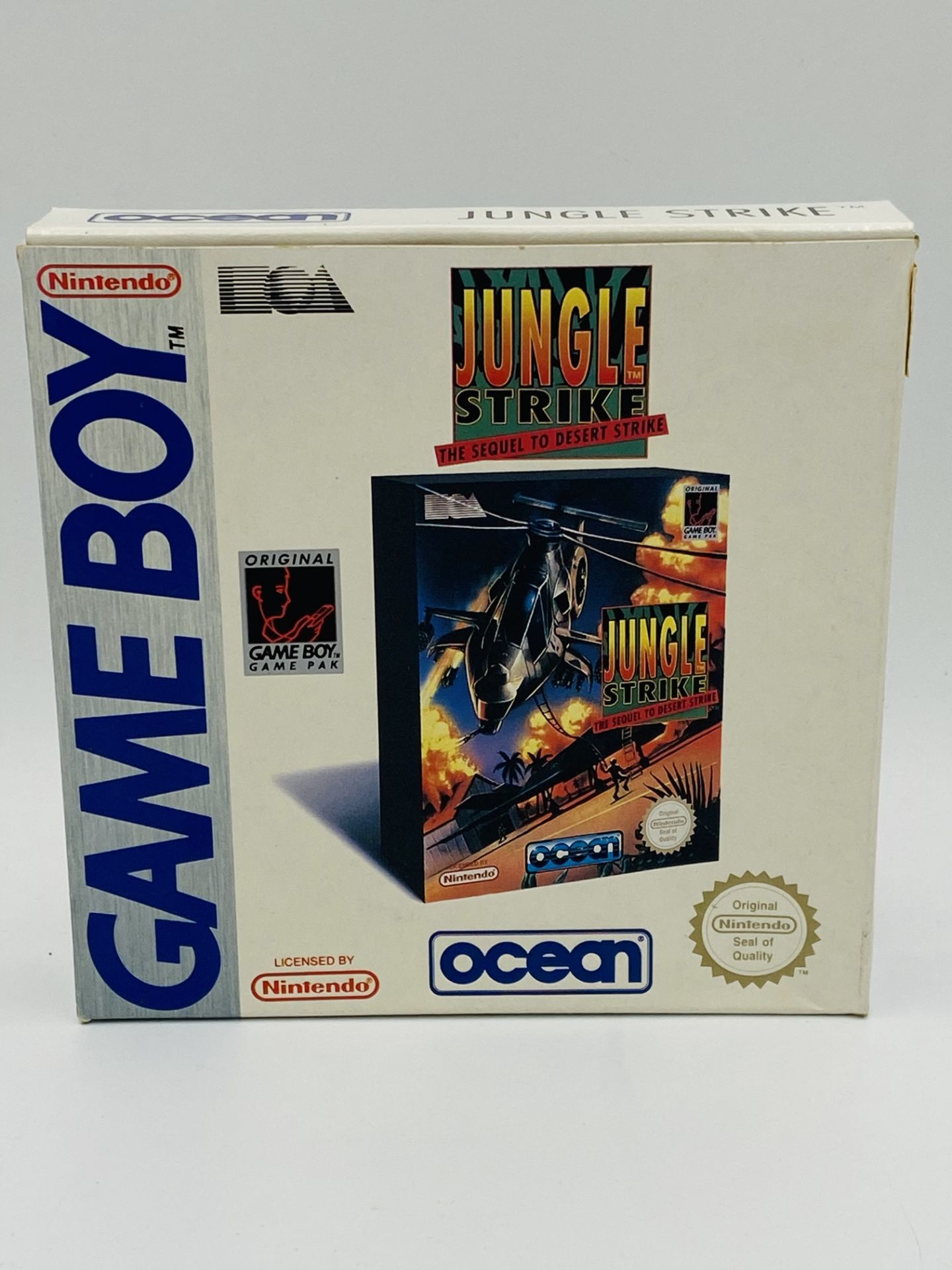 Nintendo Game Boy Jungle Strike, boxed