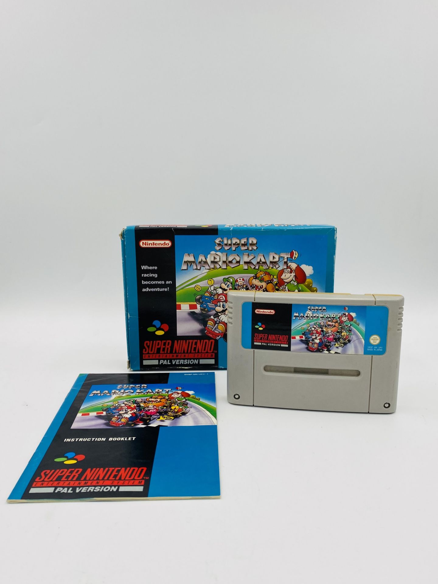 Super Nintendo Entertainment System Super Mario Kart Pal version, boxed - Image 3 of 5