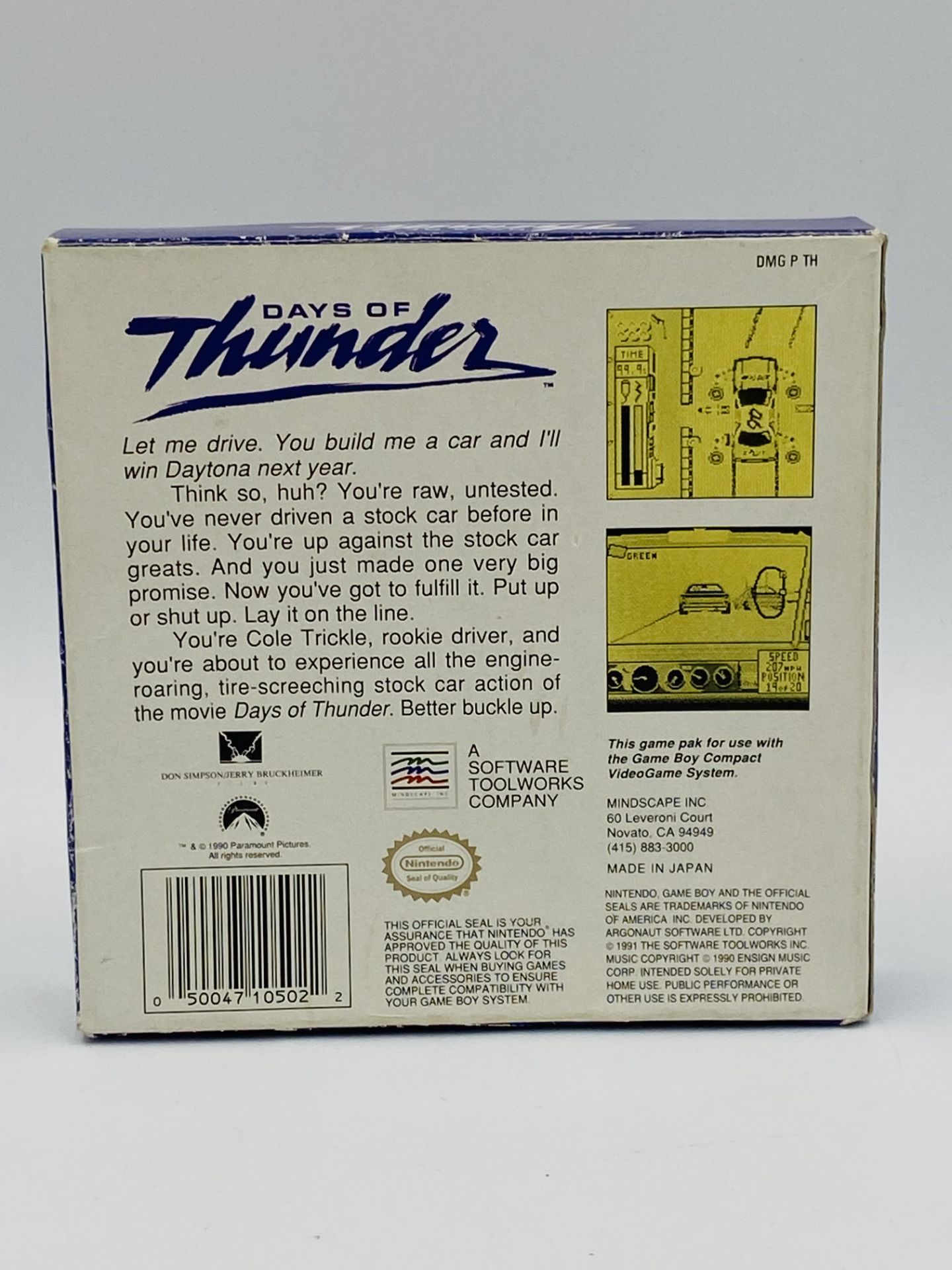 Nintendo Game Boy Days of Thunder, boxed - Image 2 of 4