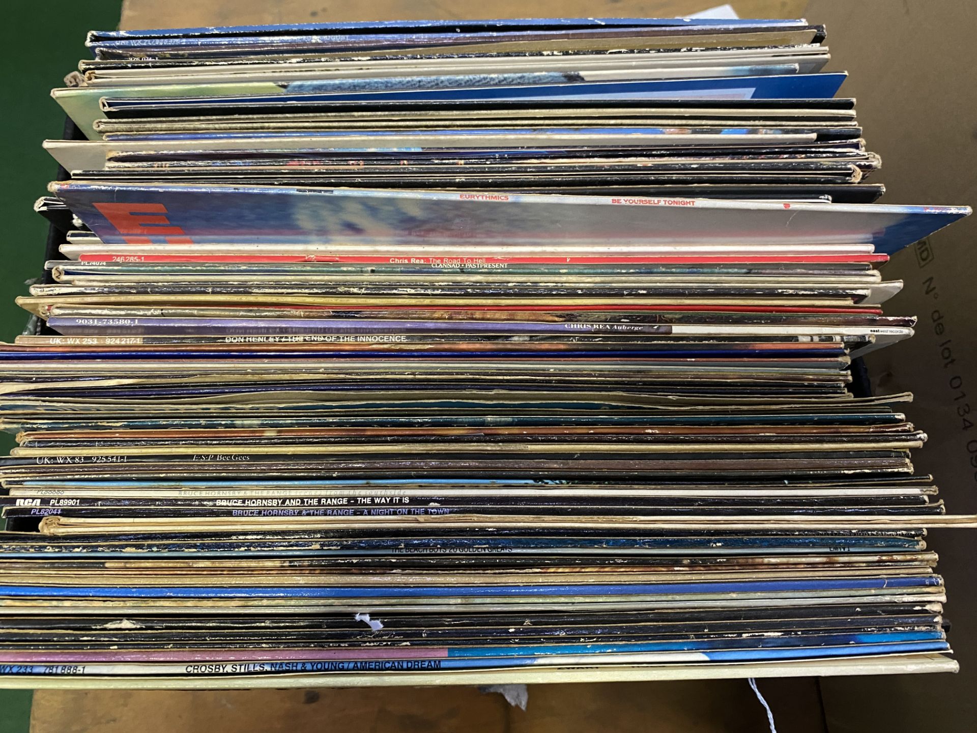 Quantity of LPs to include Bob Dylan, Beatles, Abbey Road, The Eagles, ELO and Elton John. - Image 3 of 4