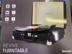 Ion Power Play USB powered LP-TO-MP3 turntable; together with a Goodmans Revive turntable