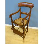 Victorian beech high chair