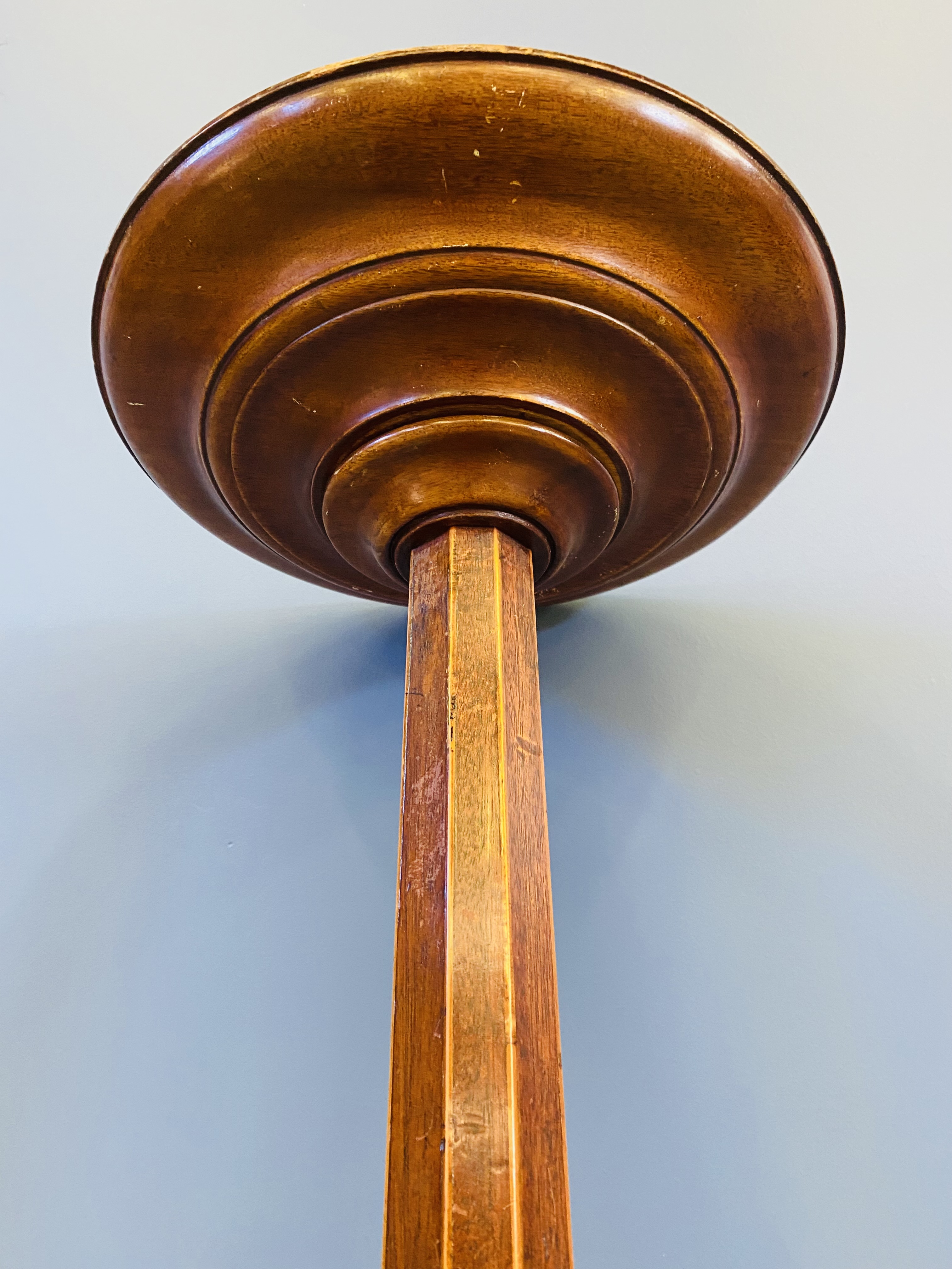 19th century mahogany torchere - Image 2 of 4