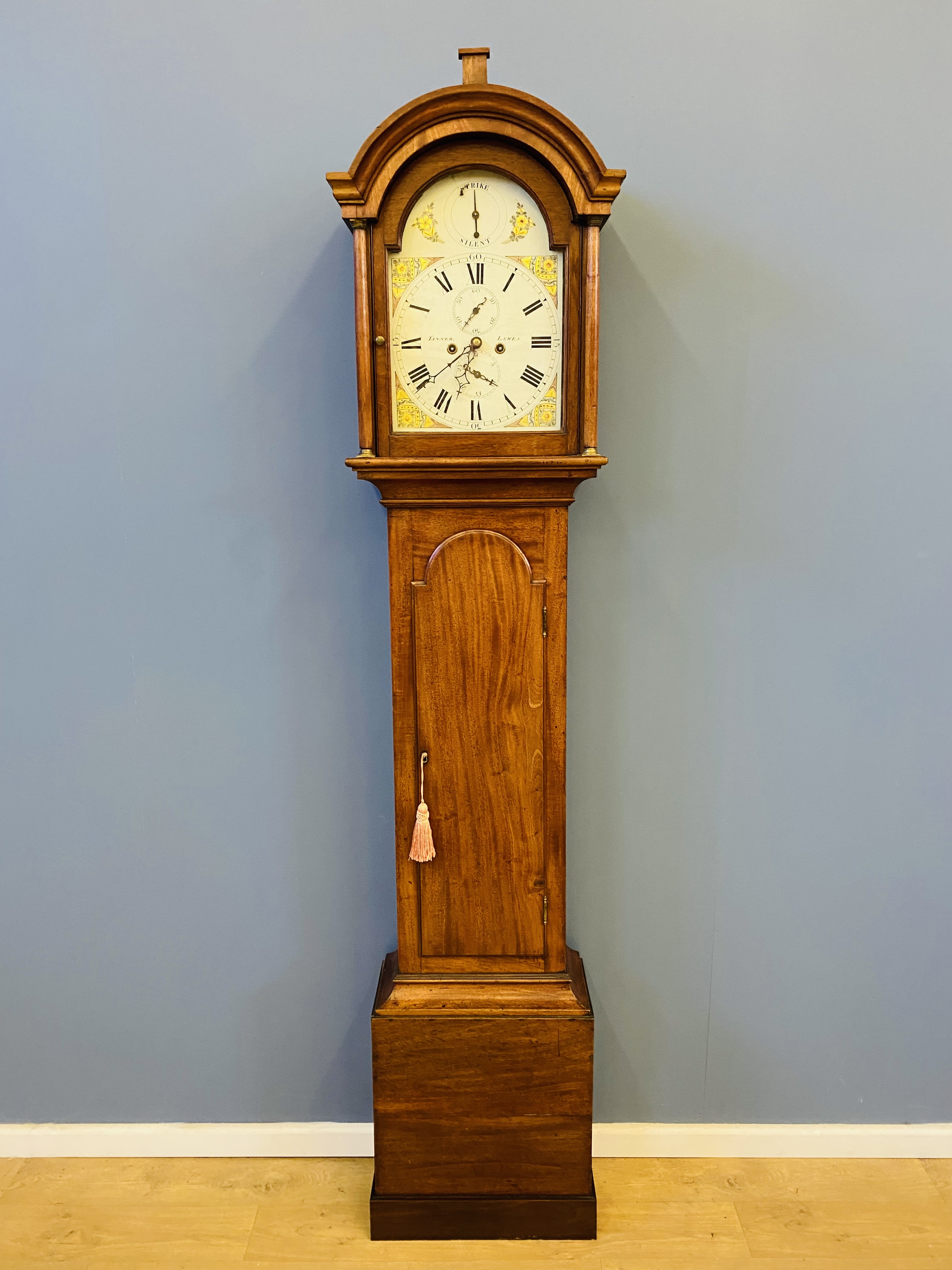 Victorian mahogany long case clock