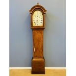 Victorian mahogany long case clock