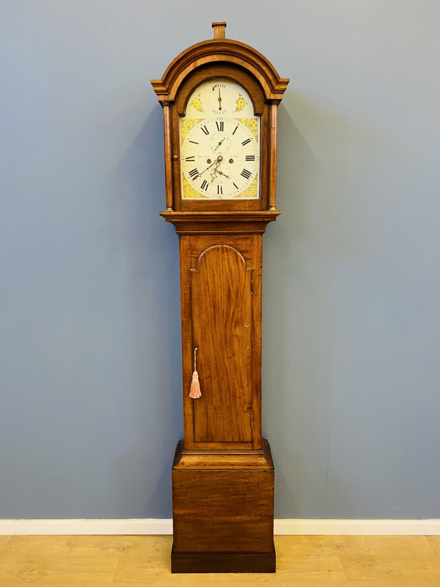 Victorian mahogany long case clock