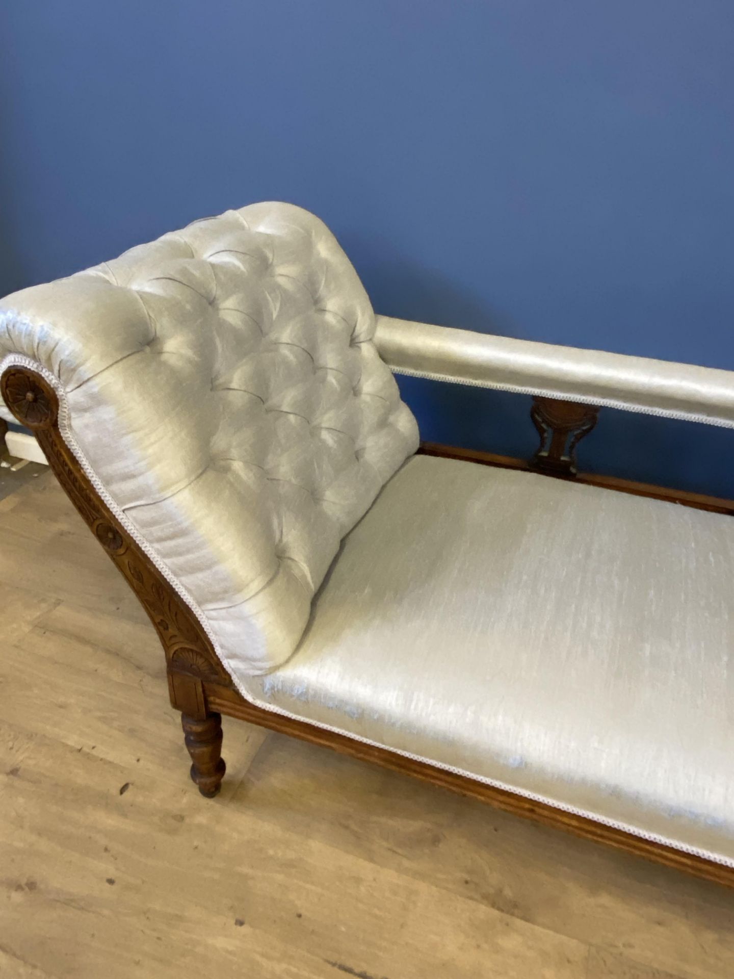 Edwardian mahogany lounge chair - Image 4 of 4