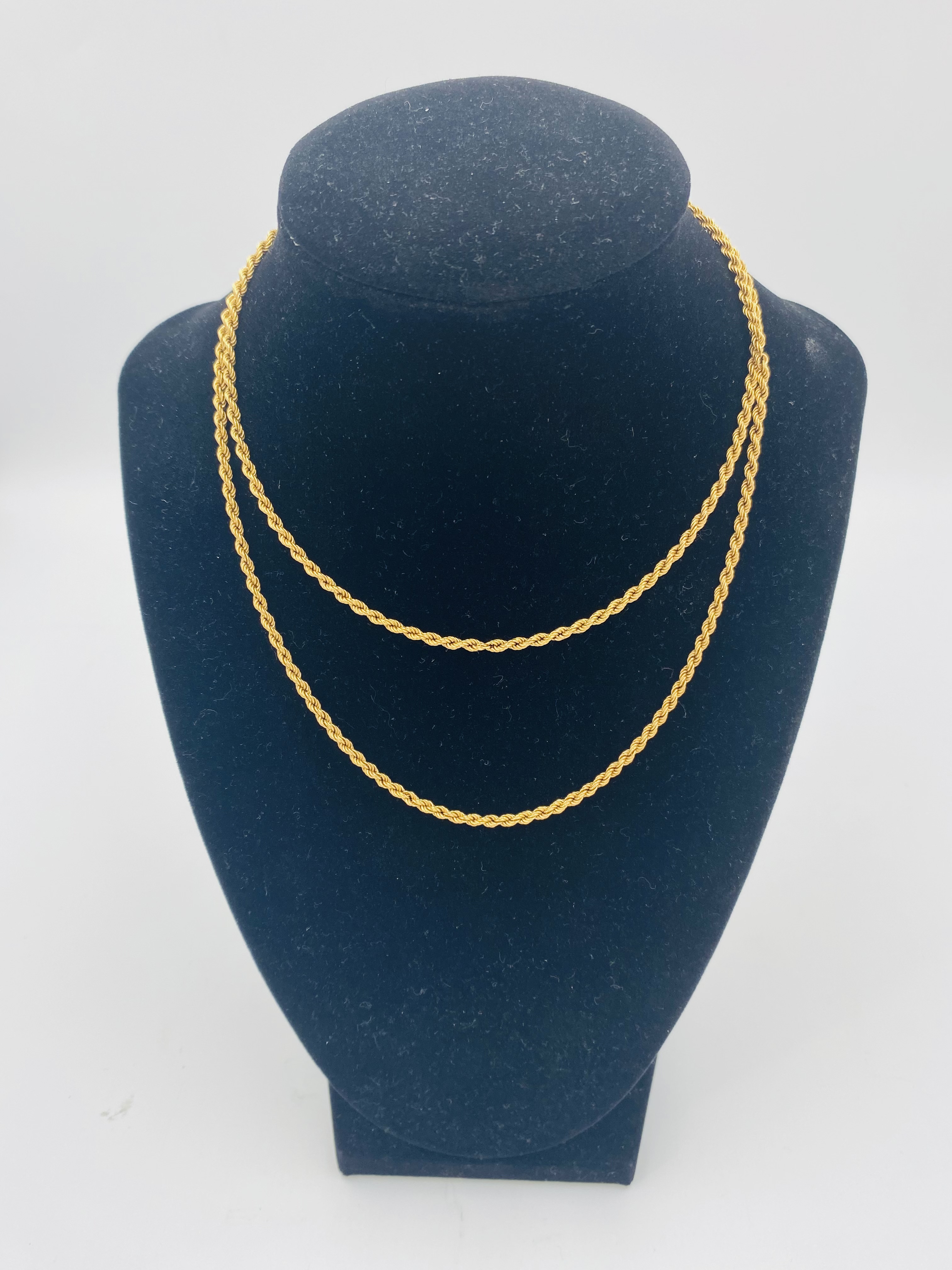 18ct gold necklace - Image 3 of 4